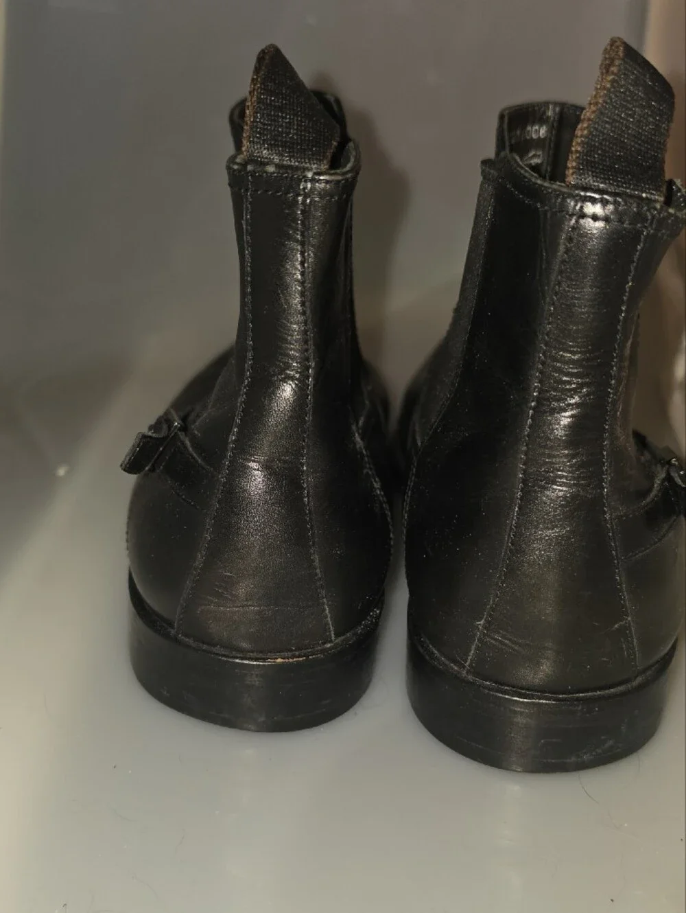 Hugo Boss Men's Black Leather Chelsea Boots